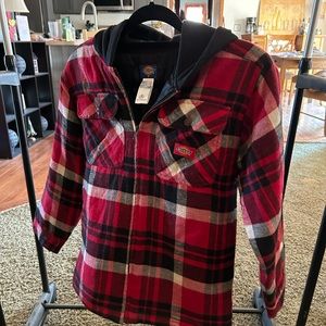 Boys flannel hoodie